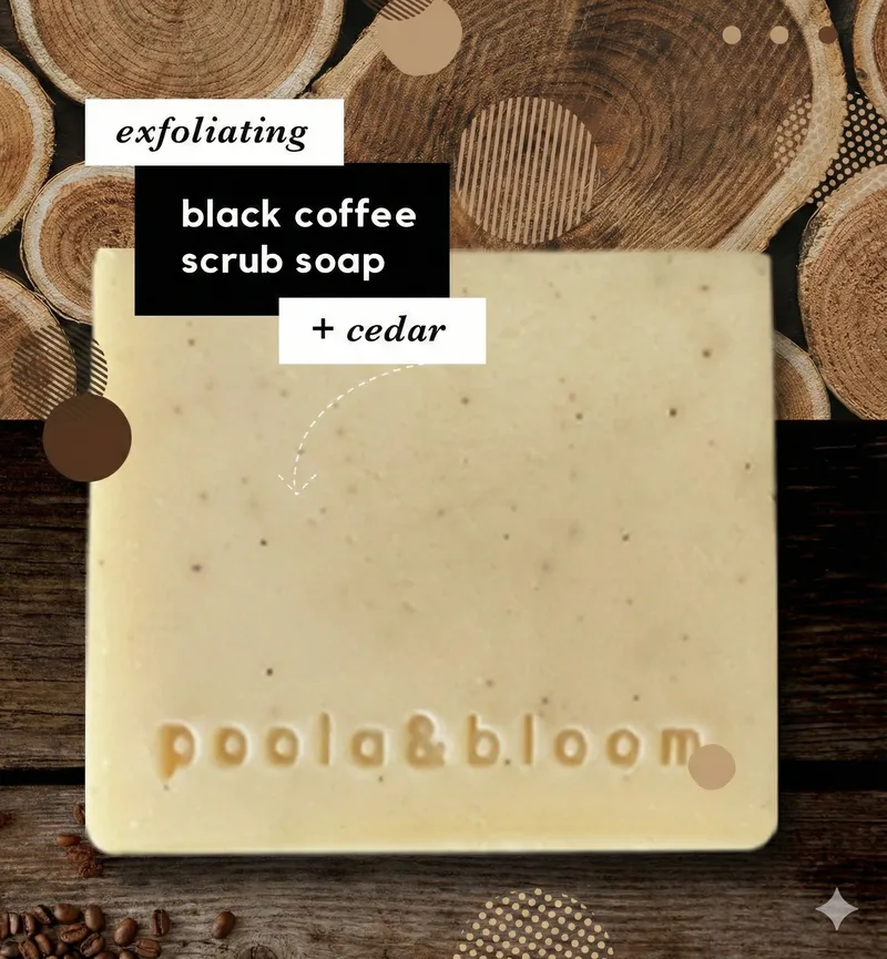 Black Coffee Scrub Soap
